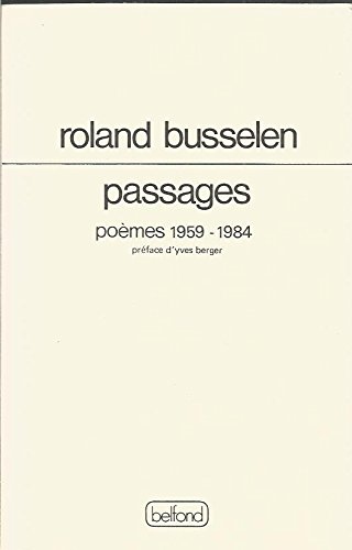 Passages / poemes, 1959-1984