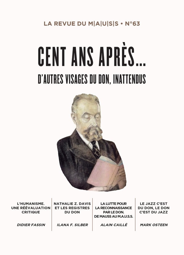Le mauss n 63 - d'autres visages du don, etonnants regards internationaux