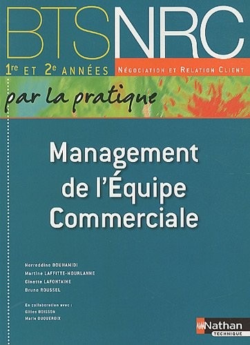 Management de l'Équipe Commerciale - BTS NRC 1re et 2e années