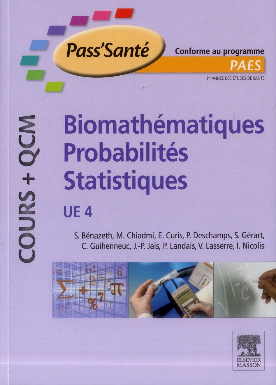 Biomathématiques - Probabilités - Statistiques - (Cours + QCM): UE 4