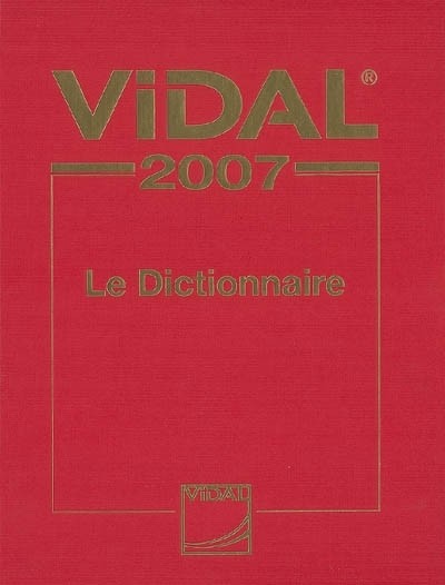 Vidal : Le Dictionnaire