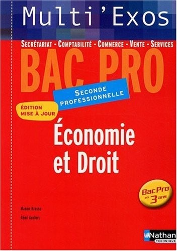 ECONOMIE ET DROIT 2E BPRO ELEV