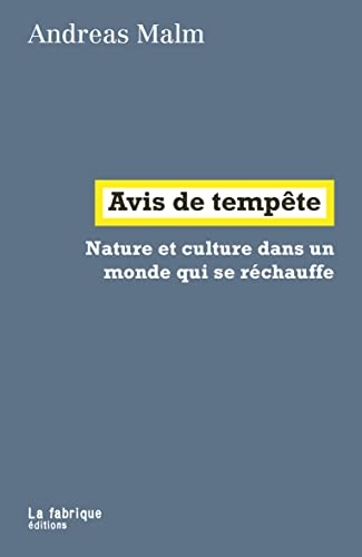 Avis de tempete: Nature et culture dans un monde qui se réchauffe
