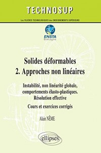 Solides Déformables 2 Approches Non Linéaires Instabilité Non Linéarité Globale Niveau C