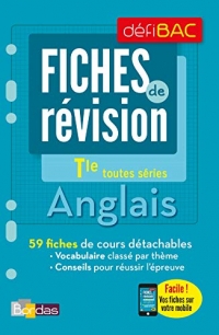 Anglais Tle toutes séries: Fiches de révision