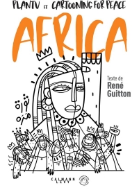 Plantu et René Guitton avec les dessinateurs de presse d'Afrique