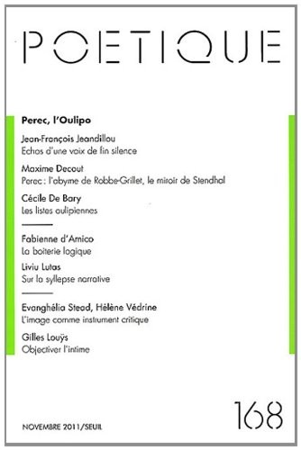 Poétique, n°168 (68)