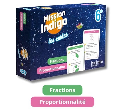 Mission Indigo Les cartes - Fractions / Proportionnalité - 6e - Ed. 2024