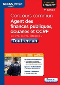 Concours commun Agent des finances publiques, douanes et CCRF - Tout-en-un - Catégorie C - Concours 2016-2017