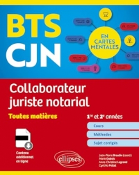 BTS CJN en cartes mentales: Collaborateur juriste notarial