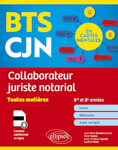 BTS CJN en cartes mentales: Collaborateur juriste notarial