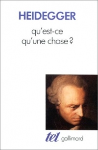 Qu'est-ce qu'une chose ?