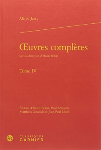 Oeuvres complètes : Tome IV