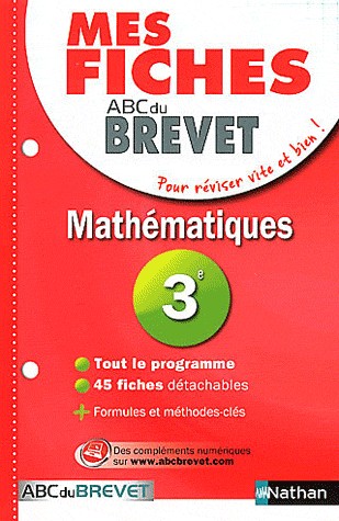 MES FICHES ABC BREVET MATHS 3E