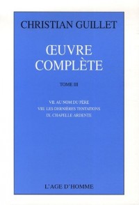Oeuvre complète t.3