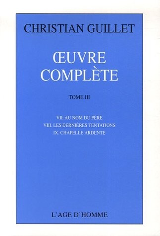 Oeuvre complète t.3