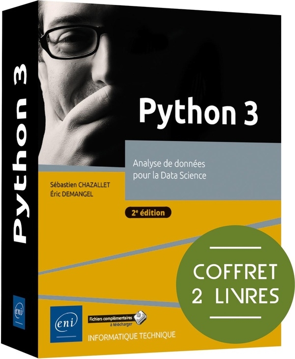 Python 3 - Coffret de 2 livres - Analyse de données pour la Data Science (2e édition): Coffret de 2 livres - Analyse de données pour la Data Science (2e édition)