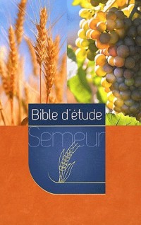 Bible Semeur d'étude couverture rigide orangé épis raisins