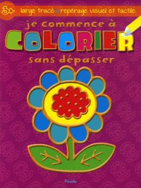 Je commence à colorier sans dépasser (fleur)
