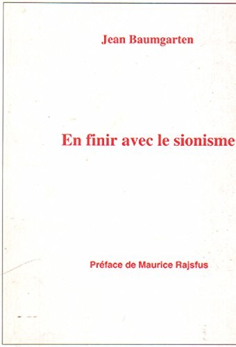 En finir avec le sionisme
