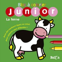 Bloc à colorier sans déborder La ferme