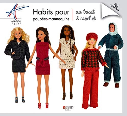 Habits pour poupées-mannequins au tricot et crochet