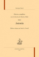 Oeuvres complètes de George Sand: Antonia 1863