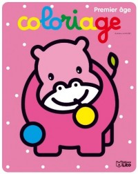 Coloriage premier age : l'hippopotame - Dès 2 ANS (périmé)