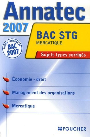 Bac STG : mercatique