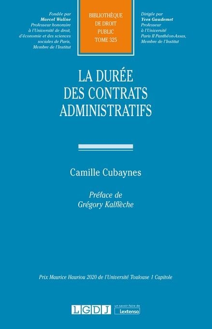 LA DUREE DES CONTRATS ADMINISTRATIFS