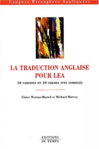 Traduire en LEA : Anglais/français