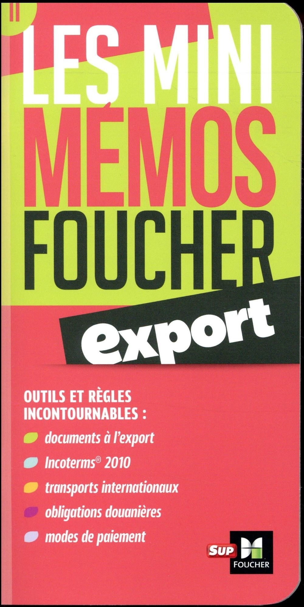 Les mini memos Foucher - Export avec Incoterms