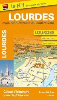 Plan de Lourdes (Echelle : 1/7 650)