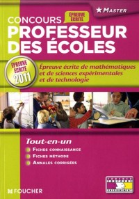 Epreuve écrite de mathématiques et de sciences expérimentales et de technologie: Concours professeurs des écoles - Epreuve écrite 2011