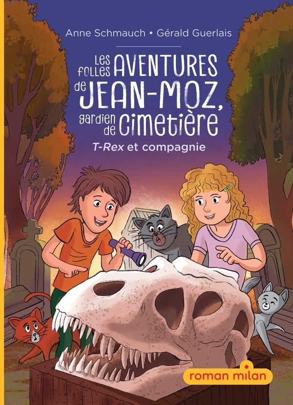 Les folles aventures de Jean-Moz, gardien de cimetière, Tome 01: T. rex et compagnie