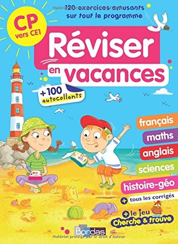 Réviser en vacances - Bloc jeux CP