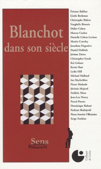 Blanchot dans son siècle : Colloque de Cerisy