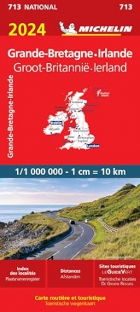 Carte Nationale Grande-Bretagne, Irlande 2024