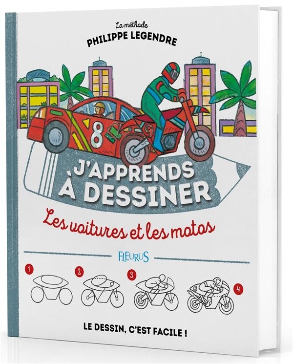 J'apprends à dessiner les voitures et les motos