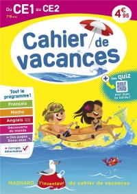 Cahier de vacances 2023, du CE1 vers le CE2 7-8 ans: Magnard, l’inventeur du cahier de vacances