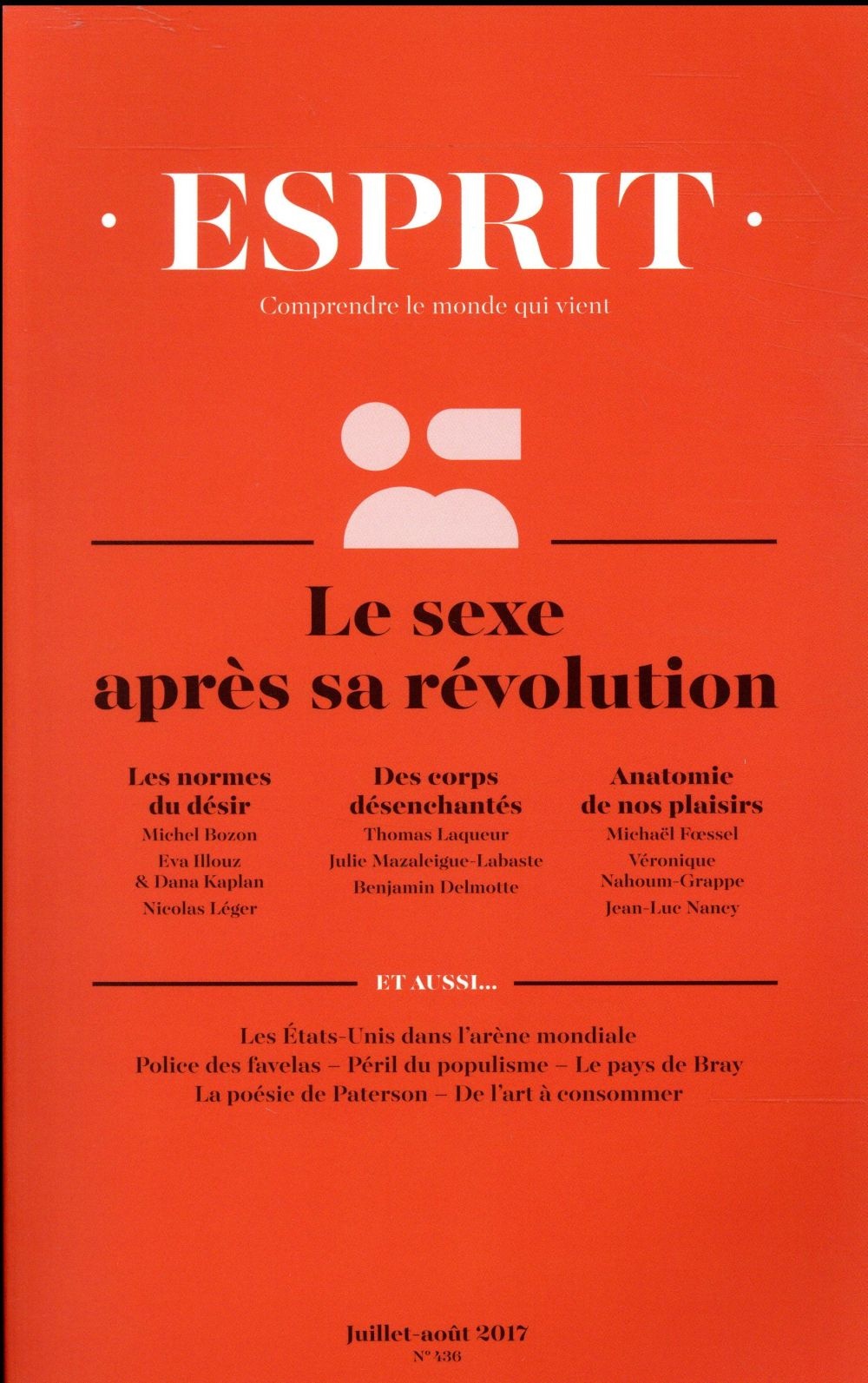 Revue Esprit N 436 le Sexe Aprs Sa Revolution