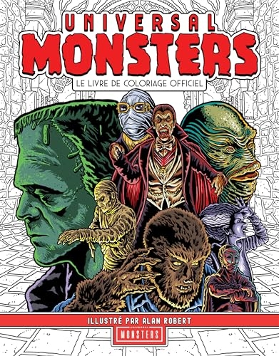 Universal Monsters, le livre de coloriage