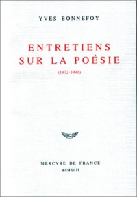 Entretiens sur la poésie