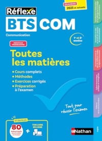 Toutes les matières - BTS Communication - Réflexe - 2025-2026