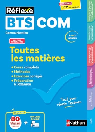 Toutes les matières - BTS Communication - Réflexe - 2025-2026