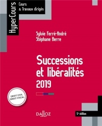 Successions et libéralités 2019 - 5e éd.
