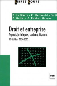Droit et entreprise : Aspects juridiques, sociaux, fiscaux