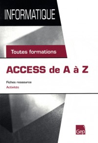 Access de A à Z : Toutes formations