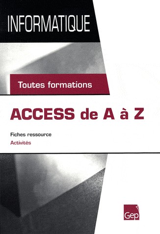 Access de A à Z : Toutes formations