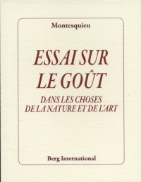 Essai sur le goût